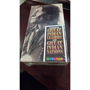 Questar VHS box set America's Great Indian Leaders and Nations 2-Tape New Sealed